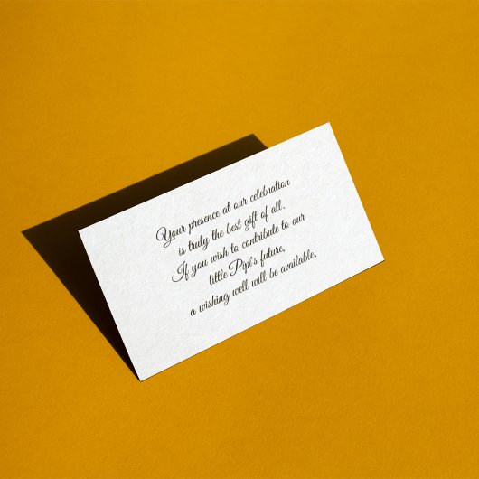 Sweet Pipi Kiwi, Brauch Begleitkarte