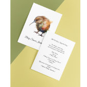 Sweet Pipi Kiwi, custom Einladung