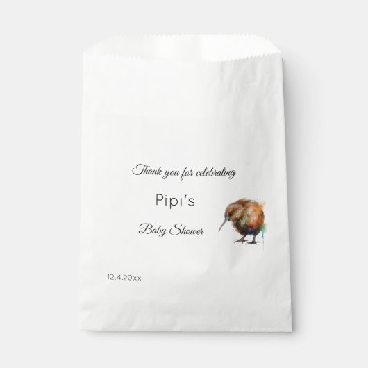 Sweet Pipi Kiwi, custom Geschenktütchen (Vorderseite)