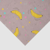 Sweet & Playful Banana Dream Pattern Seidenpapier (Detail)