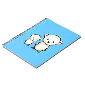 Sweet Polar Bears Notebook Notizblock (Linke Seite)