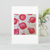 Sweet pomegranate  einladung (Stehend Vorderseite)