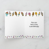 Sweet Pop Art Birthday Card Eros Bendato Karte (Innenseite)