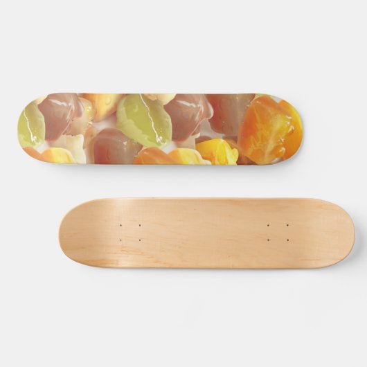 Sweet Potato and Taro Ball Dessert Skateboard (Horizontal)