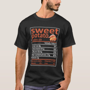 Sweet Potato Nutrition Family Matching Funny Danke T-Shirt
