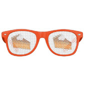 Sweet Potato Pie Erntedank Weihnachtsfeiertag Partybrille (Vorderseite)