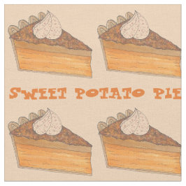 Sweet Potato Pie Slice Holiday Soul Food Dessert Stoff