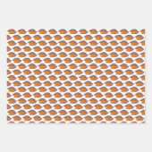 Sweet Potato Pie Slice Soul Food Southern Dessert Geschenkpapier Set (Vorderseite)