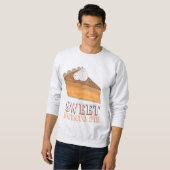 Sweet Potato Pie Slice Ugly Weihnachten Weihnachts Sweatshirt (Vorne ganz)