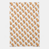 Sweet Potato Pie Slice Weihnachten Erntedank Food Handtuch (Vertikal)