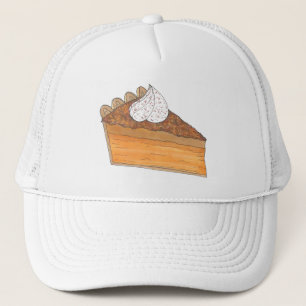 Sweet Potato Pie Slice Weihnachten Erntedank Food Truckerkappe