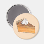 Sweet Potato Pie Slice Weihnachtsabend Soul Food Magnet (Vorderseite/Rückseite)