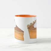 Sweet Potato Pie Slice Weihnachtsfeiertag Soul Nah Tasse (Zentrum)