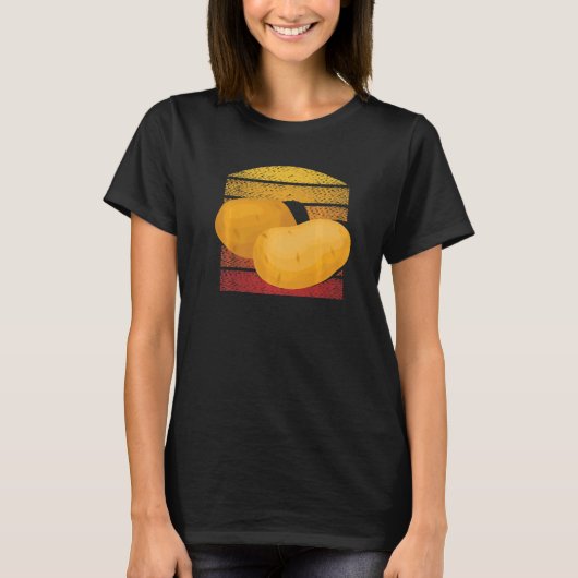 Sweet Potato Retro Potato T-Shirt (Vorderseite)