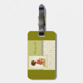 Sweet Praying Girl Thank You God Gepäckanhänger (Rückseite vertikal)