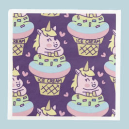 Sweet Pride Unicorage Paper Napkins Serviette