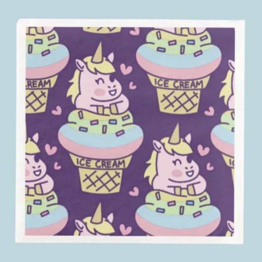 Sweet Pride Unicorage Paper Napkins Serviette