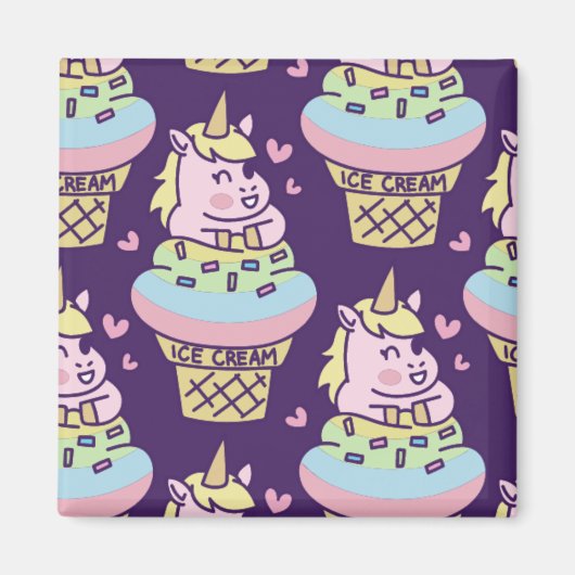 Sweet Pride Unicorn Magnet (Vorne)