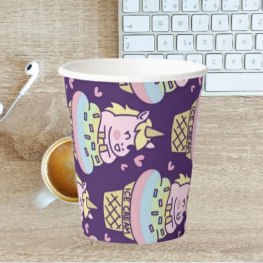 Sweet Pride Unicorn Paper Cups Pappbecher