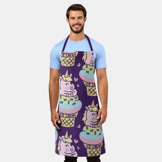 Sweet Pride Unicorn Schürze (Getragen)