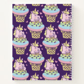 Sweet Pride Unicorn Spiral Notebook Notizblock (Rückseite)