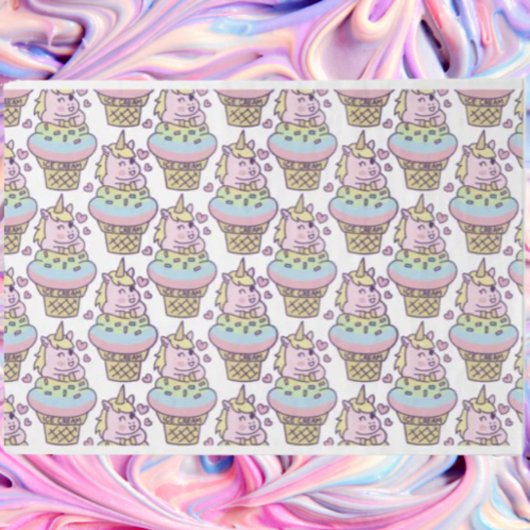 Sweet Pride Unicorn Tissue Seidenpapier