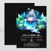 Sweet Princess Birthday Einladung (Vorne/Hinten)