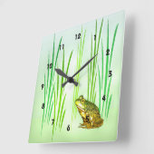 Sweet Princess Charming Quadratische Wanduhr (Winkel)