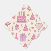 Sweet Princess Party Celebration Pattern Geschenkschachtel (Ungefaltet)