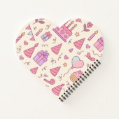 Sweet Princess Party Celebration Pattern Notizblock (Rückseite)