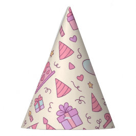 Sweet Princess Party Celebration Pattern Partyhütchen