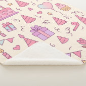 Sweet Princess Party Celebration Pattern Sherpadecke (3/4)