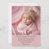 Sweet Princess Slumber - ein übergeordneter Vorsch Einladung (Vorderseite)