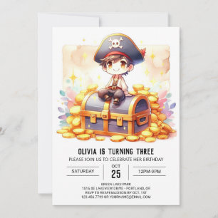 Sweet Printable Pirate Einladung
