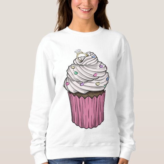 Sweet Proposal Cupcake Sweatshirt (Vorderseite)