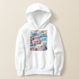 SWEET PULL CATS FOR KIDS HOODIE