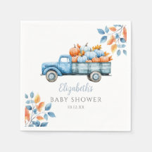 Sweet Pumpkin Blue Boy Baby Dusche