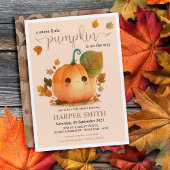 Sweet Pumpkin Fall Baby Dusche Einladung