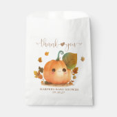 Sweet Pumpkin Fall Baby Dusche Geschenktütchen (Vorderseite)