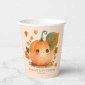 Sweet Pumpkin Fall Baby Dusche Pappbecher (Vorderseite)