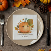 Sweet Pumpkin Fall Baby Dusche Serviette
