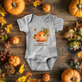 Sweet Pumpkin Fall Baby Dusche Strampler