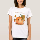 Sweet Pumpkin Fall Baby Dusche T-Shirt (Vorderseite)