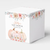 Sweet Pumpkin Floral Baby Dusche Geschenkschachtel (Vorderseite)