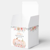 Sweet Pumpkin Floral Baby Dusche Geschenkschachtel (Geöffnet)