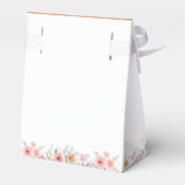 Sweet Pumpkin Floral Baby Dusche Geschenkschachtel (Rückseite)