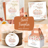Sweet Pumpkin Floral Baby Dusche Pappbecher