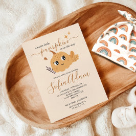Sweet Pumpkin Herbst Kinderdusche Einladung
