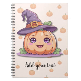 Sweet Pumpkin Magic – Personalized Halloween Noteb Notizblock