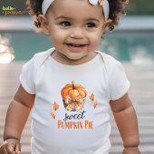 Sweet Pumpkin Pie Fall Baby Strampler